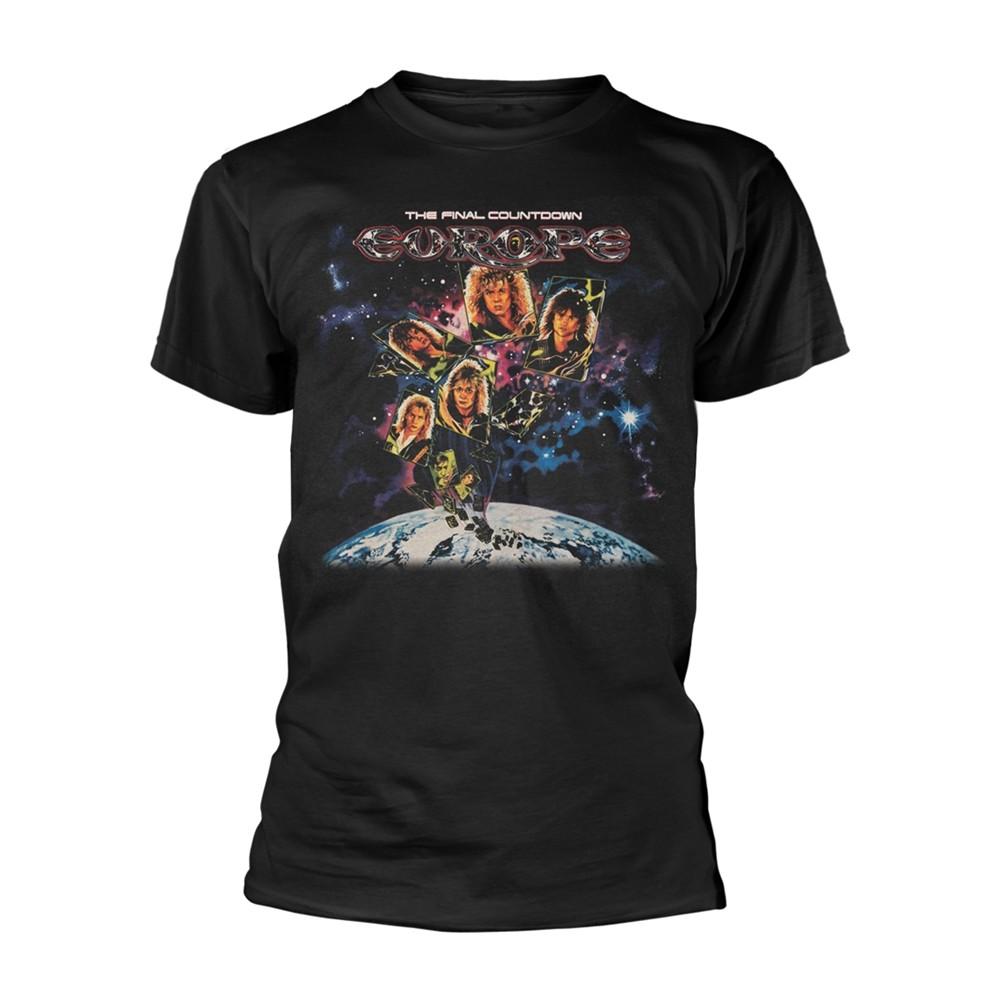 EUROPE - THE FINAL COUNTDOWN (ALBUM) BLACK T-Shirt Medium