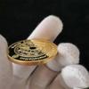 Golden Tarot Wishing Coin Lucky Coin Gold Plated Coin Sun Moonlight Constellation Commemorative Coin Love Coin