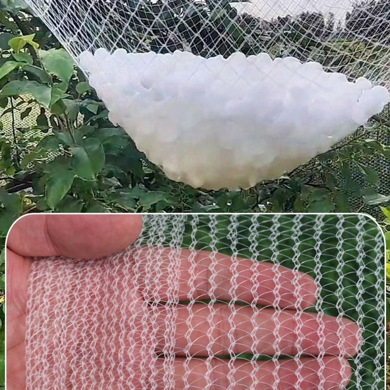 Orchard Anti Hail Net Fish Pond Anti Bird Net Berry Cherry Grape Net Greenhouse Hail Net Plants Protection Netting