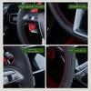 Car Steering Wheel Cover Microfiber Leather For Honda Civic 10 2016- CRV 2017- Steering Wheel Braid Car Accessory