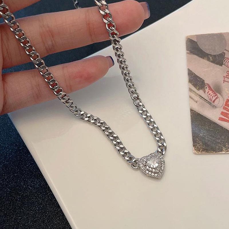 Цепочка Love Collarbone из титановой стали Love, многослойное ожерелье, ювелирное украшение, ожерелье Best Friend