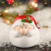 Santa Snowman Elk Resin Model Christmas Figurine Garden Decor DIY Accessories Desktop Home Decorations Miniature Statue