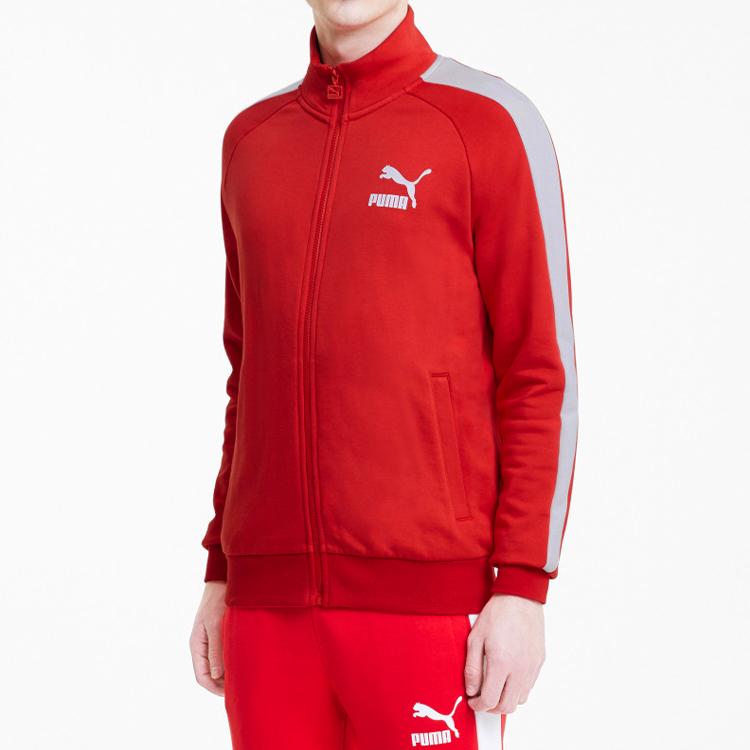 Puma Iconic T7 Track Jacket Men Tops Red 599331-11