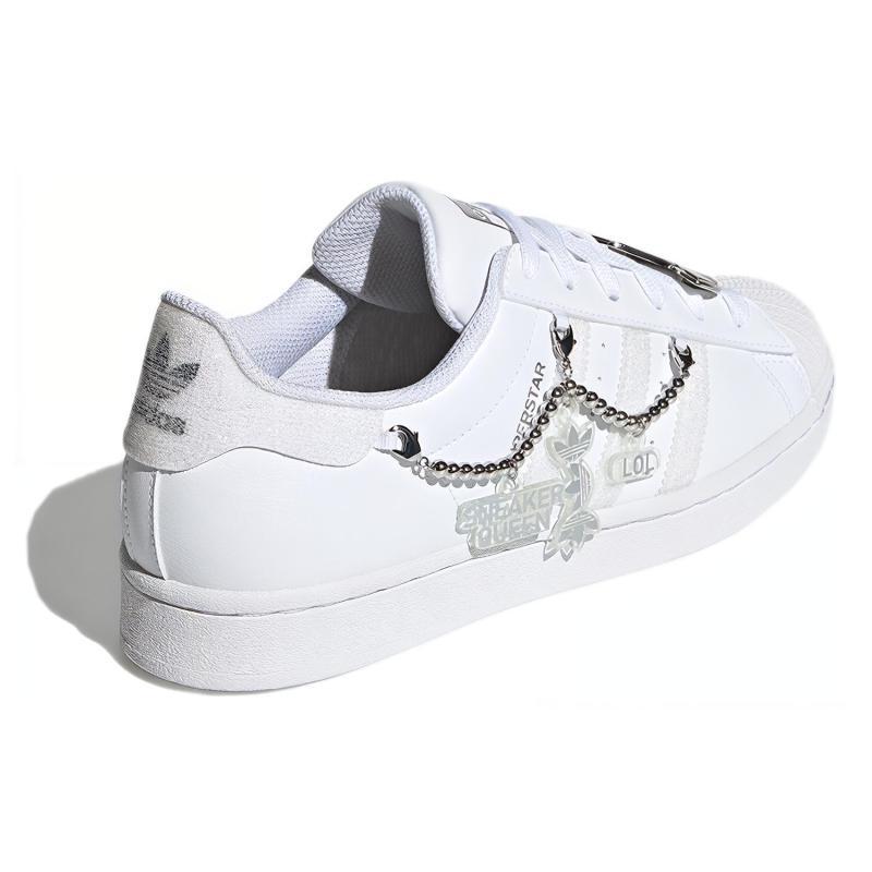 Adidas Originals Superstar For White/Silver/Grey Women's Sneakers GZ8404