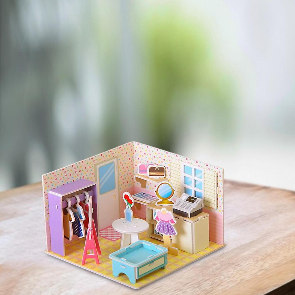 Модели зданий DIY Наборы Бумага и Пенопласт, Творческое Хобби, 3D Пазлы Игрушки для Детей,