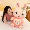 New Couple Rabbit Doll Plush Toys Hug Little Rabbit Pillow Year of Rabbit Mascot Birthday Gift for Women