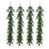 Winter Greenery Garland Artificial Pine Needle Garland Christmas Hanging Faux Pine Branch