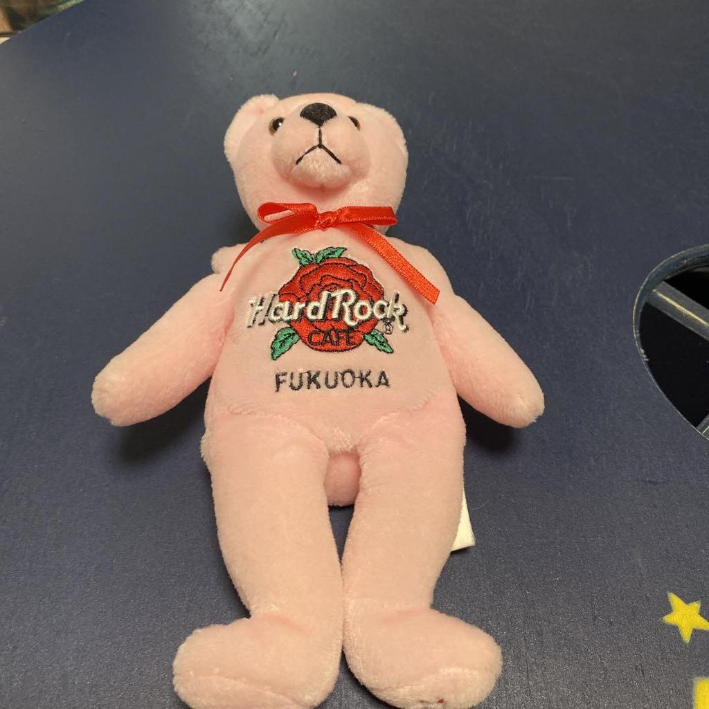[USED] Hard Rock Cafe Fukuoka 2003 Limited Edition Teddy Bear