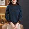 Sweater for Women Autumn Winter Thickened Pullover Warm Knitted Stretchy Long Sleeve Oversize Jumper Tops