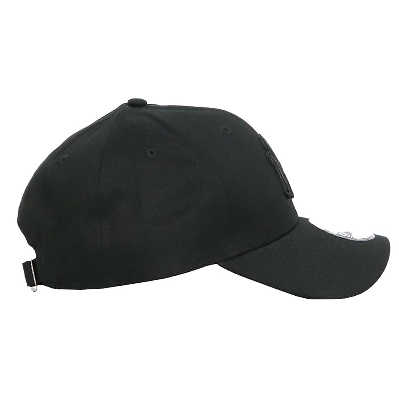 [New Era] Кепка для мужчин и женщин, 9FORTY, Кепка Major League Baseball (MLB), Унисекс, Логотип, Бренд: Нью-Йорк Янкиз, Основной, Полностью черный, Один размер