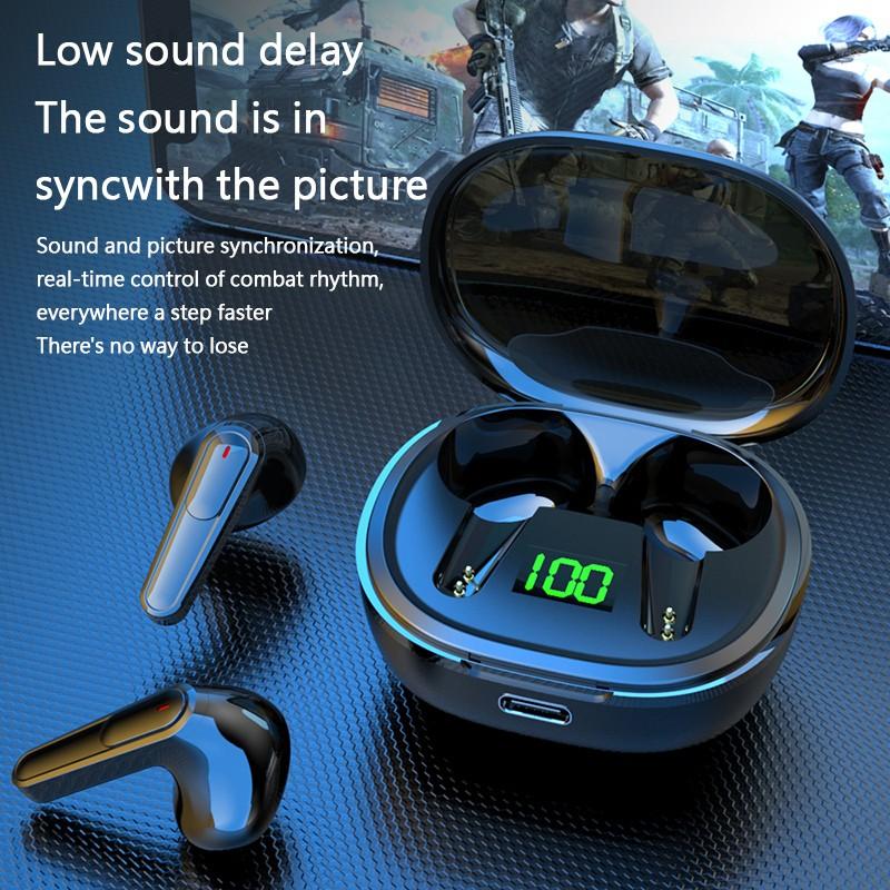 TWS Беспроводная Bluetooth-гарнитура Интеллектуальное шумоподавление Портативная гарнитура Игровые наушники с низкой задержкой Наушники-вкладыши для смартфона