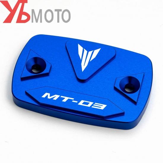 Для Yamaha MT03 2022 MT-03 2015- Мотоциклетные аксессуары Крышки бачков тормозной жидкости переднего и заднего тормоза Крышка масла Защита