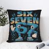 Наволочка 67 Шесть Семь Итальянский Мем Мозговая Гниль Смешная Наволочка Для Дивана Софы Спальни