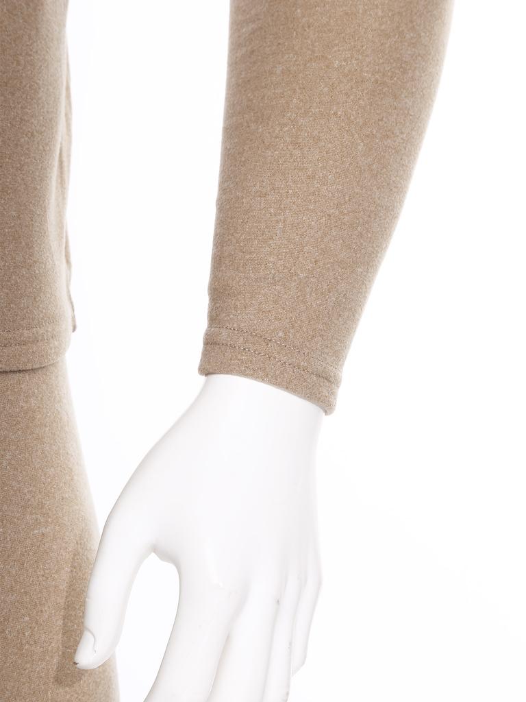 Мужское термобелье с длинным рукавом, круглым вырезом, теплый базовый слой, мягкие дышащие топы и низ, комплект для холодной зимней погоды