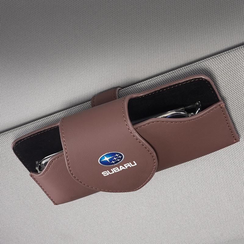 Subaru Car Mounted Sunshade Glasses Box Auto Interior Accessories For Crosstrek XV Legacy Forester BRZ Outback Tribeca Impreza xx11