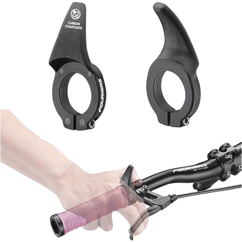 Handlebars with Thumb Rest – Adjustable Horn Handlebar Covers for Road & Mountain Bikes