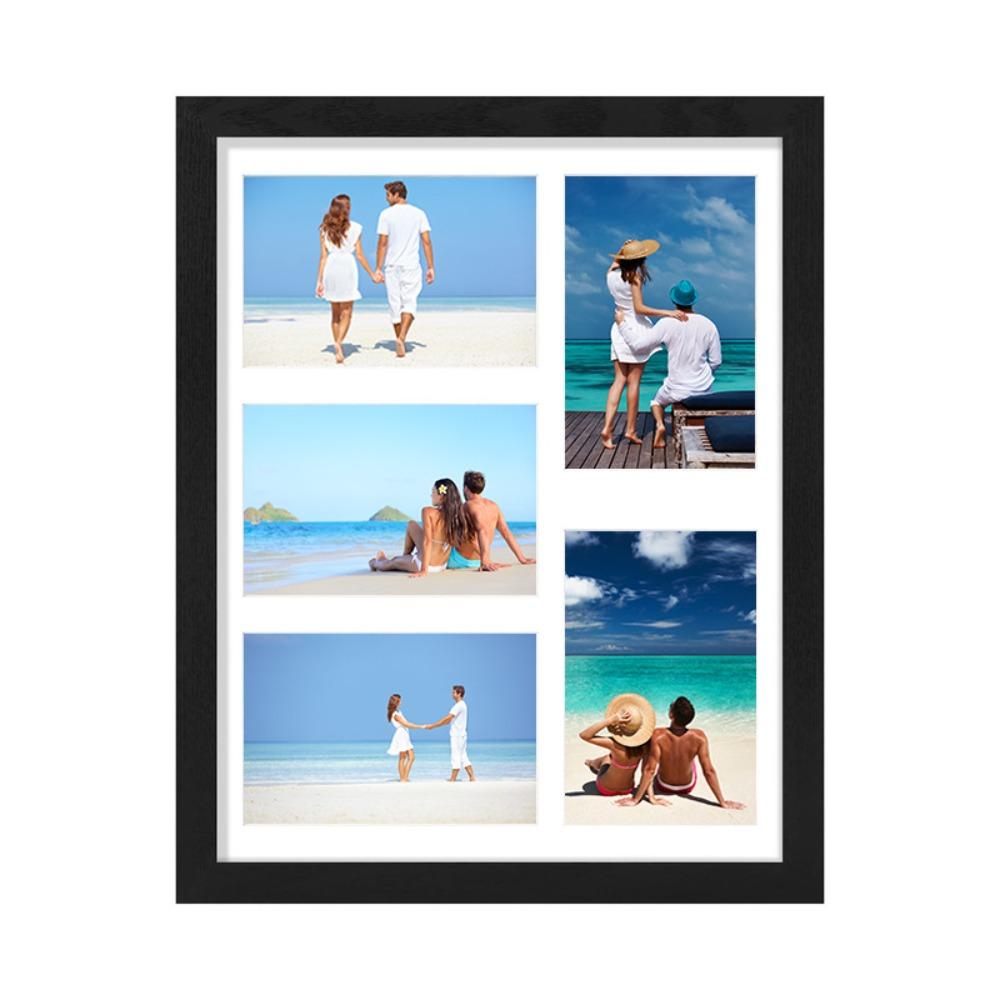 Handmade Wooden Picture Frame Multi-functional Collage Frame Multi-Photo Display