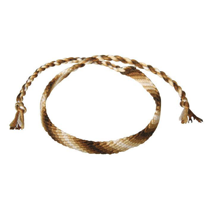 Fil en coton StitchetKnot, 5 couleurs chaque 10m en , brun-noisette