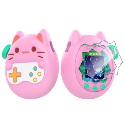 Для Tamagotchi Paradise Чехол 2 Пленки Mosasa Мягкий Стильный и Защитный Чехол (Тамагочи Рай) + Включено, Силикон, Милый, Тонкий,