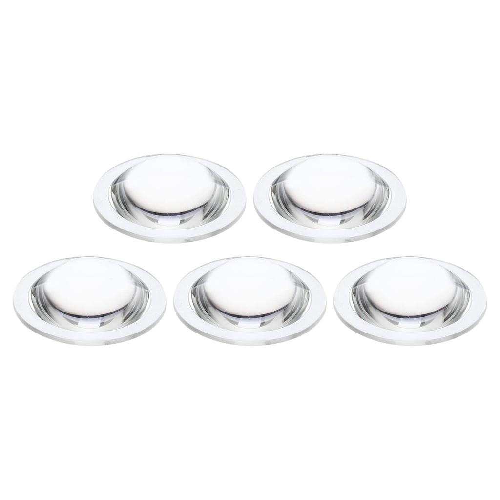 PATIKIL Диаметр 56 мм Высота 15 мм Линза 5 шт. Акриловая светодиодная оптическая выпуклая линза конденсатора для светодиодного фонарика велосипедный налобный фонарь прозрачный плоско-выпуклый