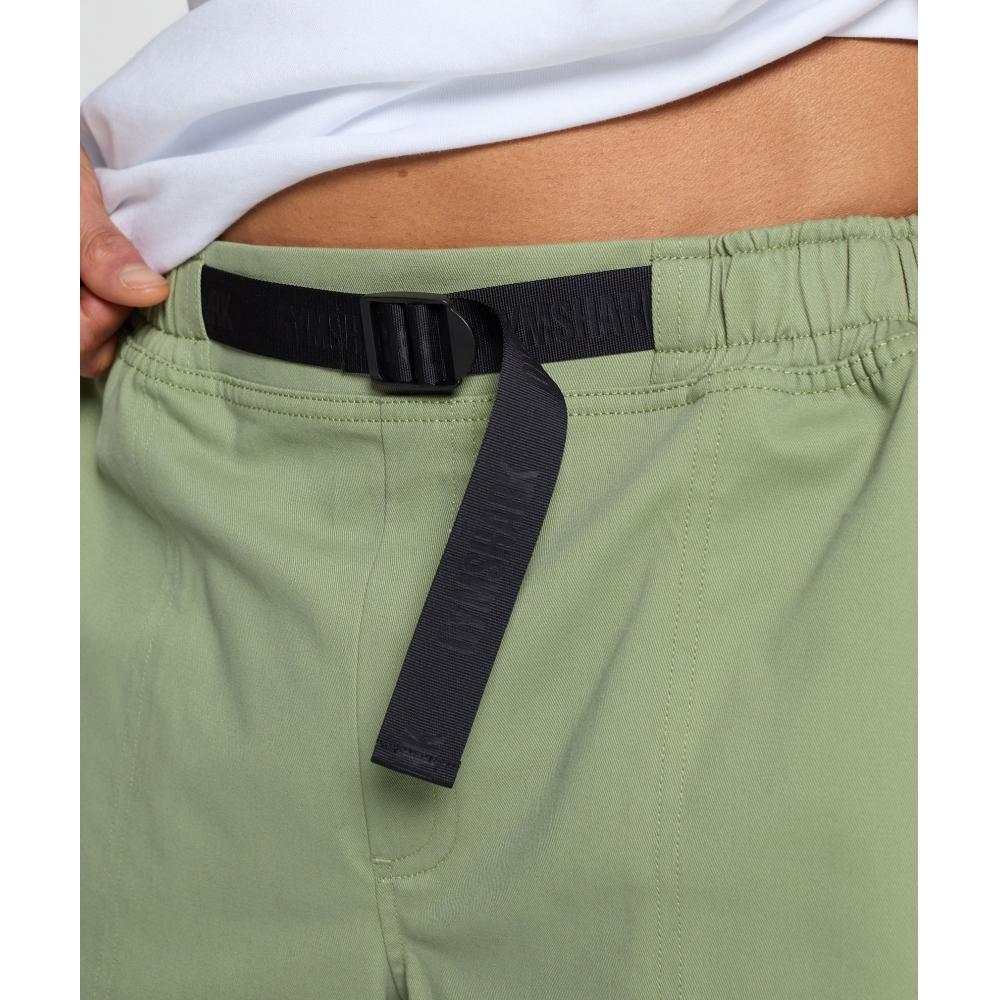 Gymshark Rest Day Woven Shorts Natural Sage Green A5a6d Ecjk