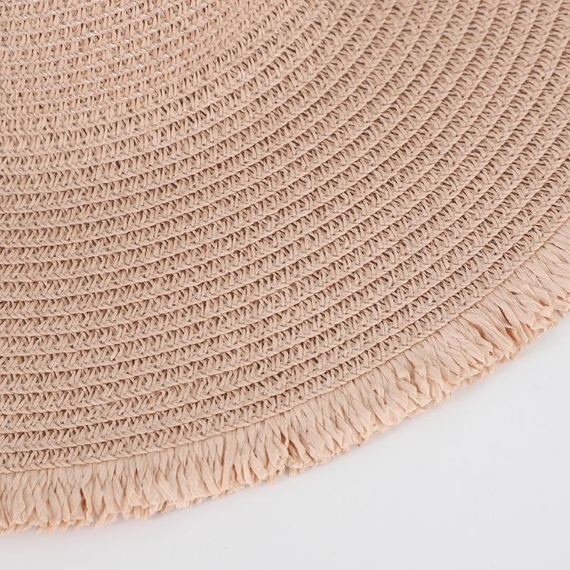 Новая соломенная шляпа с полями, летняя, с плоской тульей, для путешествий, отпуска, защиты от солнца, с бантом, тень, пляжная соломенная шляпа