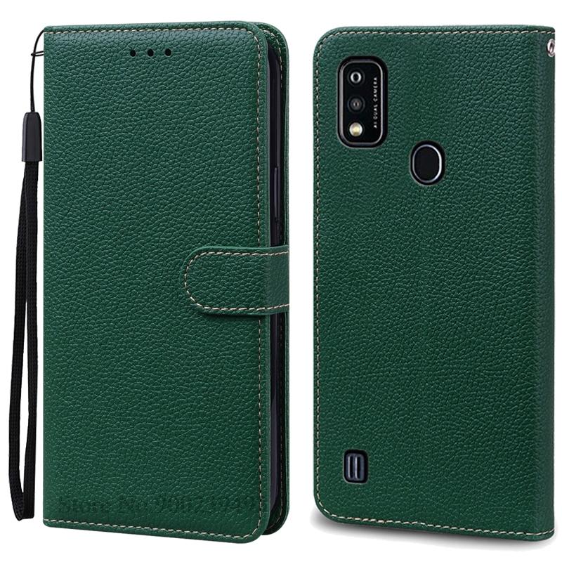 A51 Case For ZTE Blade A51 Case Soft Silicone Leather Flip Wallet Case For ZTE Blade A51 Case Back Cover Coque Fundas Etui