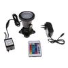 36 LED RGB Submersible Pond Spotlight Remote Control Garden Landscape Lawn Light Outdoor Underwater Fountain Pool Aquarium Lamp