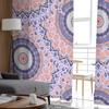 Indian Abstraction Line Sheer Curtains For Living Room Bedroom Tulle Curtain For Kitchen Voile Curtain Blind Panels