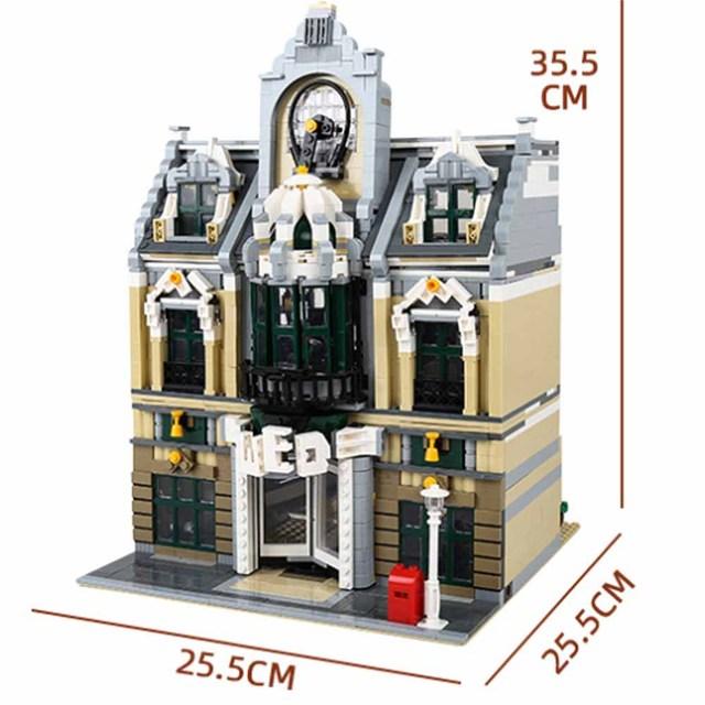 2039 шт., креативный эксперт, просмотр улиц, европейский торговый центр Moc 10211, модульные строительные блоки, сборка, модель дома, игрушки для мальчиков