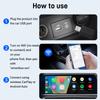 2026 NEW Wired to Wireless CarPlay and Android Auto 2 in 1 Mini Adapter 5GHz WiFi5 for 99% Original Wired CarPlay/Auto Cars