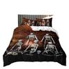 Halloween Skull Three-Piece Home Textiles Bedding Quilt Cover Pillowcase