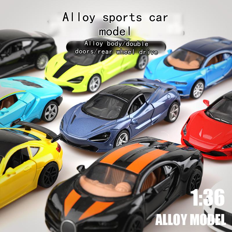 1:36 Scale Alloy Racing Car Model for Boys - Boys' Toy Car with Multiple Color Options