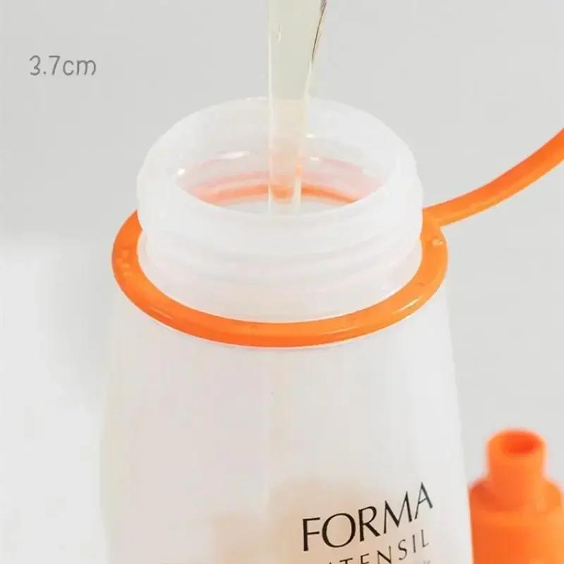 Удобная бутылка для меда с дозатором для приготовления пищи, креативная бутылка для масла, предотвращающая протекание масла, пластиковая емкость для масла с острым носиком, кухонные инструменты