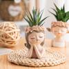 Resin Fairy Flower Pot Creative Craft Design Lovely Planter Modern Home Office Decoration Cute Flower Container Desktop Ornament