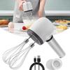 Автоматический беспроводной ручной электрический венчик для яиц с двойной насадкой-венчиком, электрический блендер, для выпечки