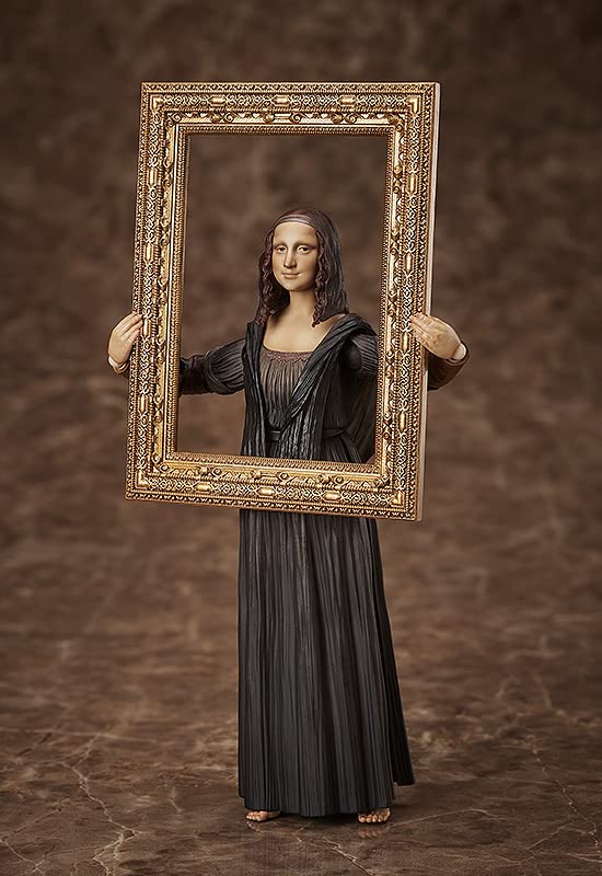 Figma Музей стола Леонардо да Мона Лиза Пластиковая раскрашенная подвижная фигурка Винчи Немасштабная