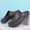 Summer Indoor and Outdoor Wear Home Men's Fashion Soft Bottom Half Slippers Large Size Light Bag Head Slippers Men