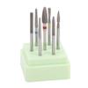 7pcs Nail Art Polishing Head Kit Tungsten Carbide Nail Drill Bits Set Manicure Tool for Electric
