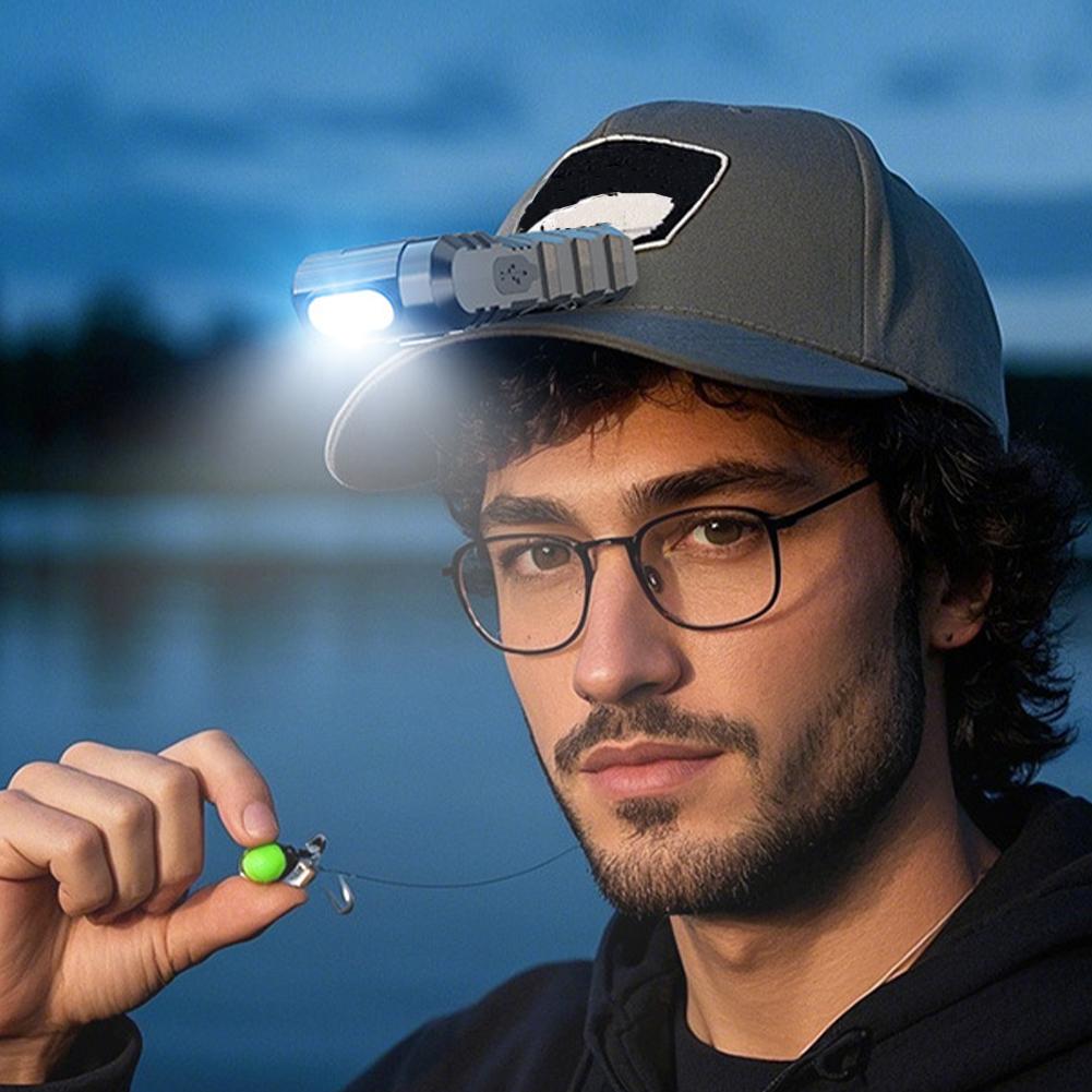 Магнитный светодиодный фонарик с вращающейся на 180 градусов головкой, мини-фонарик, водонепроницаемый, компактный, магнитный рабочий свет для улицы, для чрезвычайных ситуаций, новый