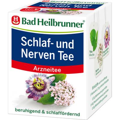 Badheilbrunner, средство от бессонницы, бронхиальный чай, 8 упаковок, 14 г