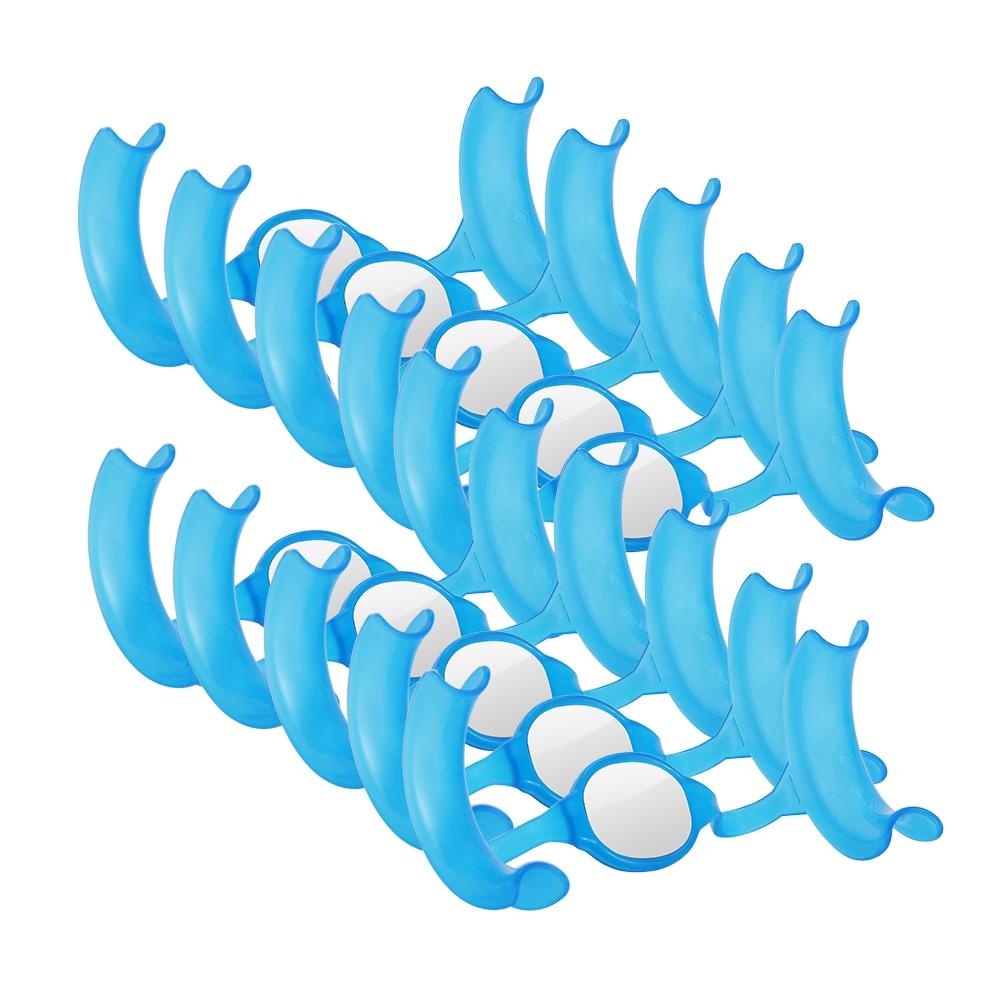 10pcs M Type Mouth Opener Cheek Retractor Dental Tools Dentist Material Dentistry Mirror Mouth Opener