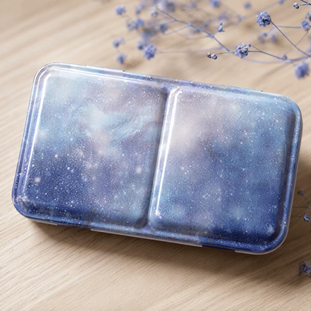 Metal Construction Watercolor Paint Box Small Size Folding Paint Box  For Gouache Painting