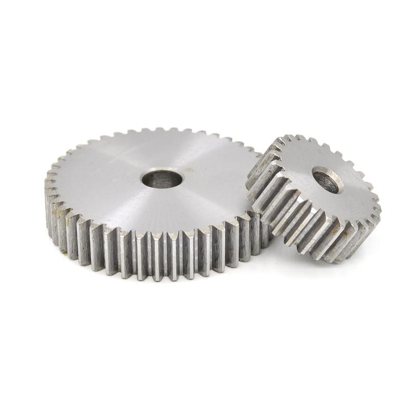 1Pcs 45# Steel Spur Gear 1M 12 13 14 15 16 17 18 19 20 21 22 23 24 Teeth Thickness 10mm Metal Gear Motor Gear Pinion Gear