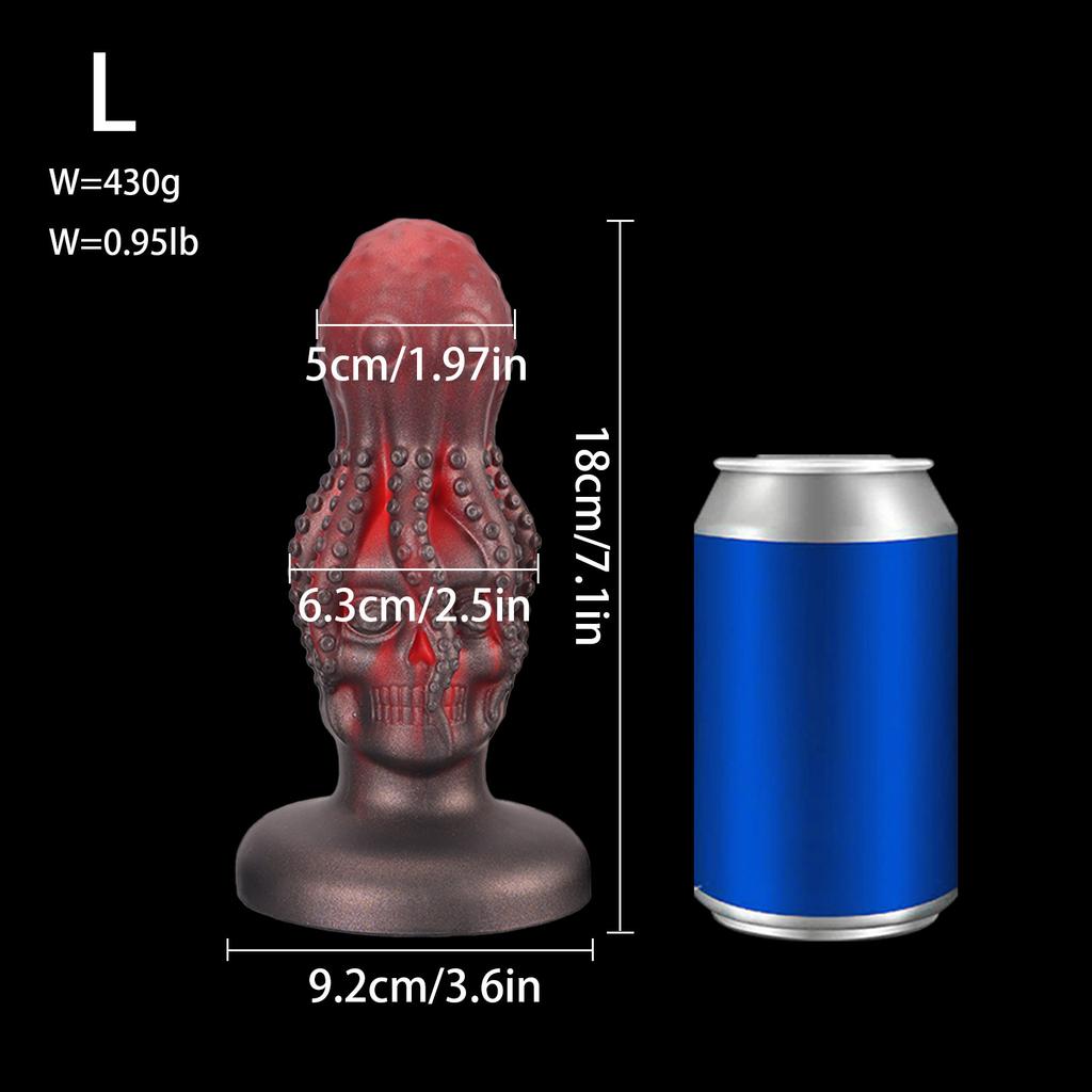Популярный осьминог щупальце череп голова анальная пробка задний двор расширение массаж мастурбация устройство SM альтернативные формы дилдо