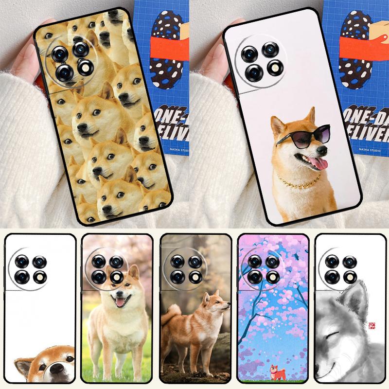 Animal Shiba Inu Dog For OnePlus 13 13R 12 12R 11 9 10 Pro 8T 9RT 10T 10R Nord 4 CE 2 3 Lite N20 N30 Phone Case