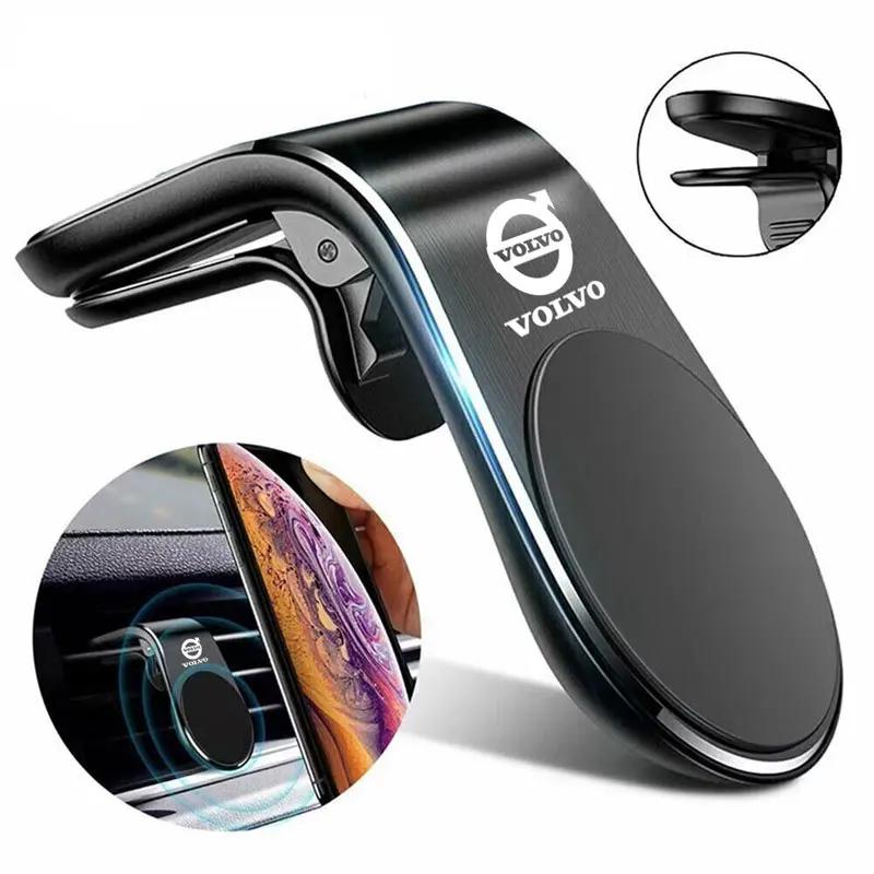 zpebr9 Magnetic Car Mobile Phone Holder Car Air Vent Mount Magnet Smartphone Stand For Volvo xc60 xc90 v40 v60 v50 s60 Car Accessories