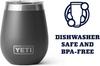 Yeti Wine 10oz Charcoal Gray Tumbler, (295ml),