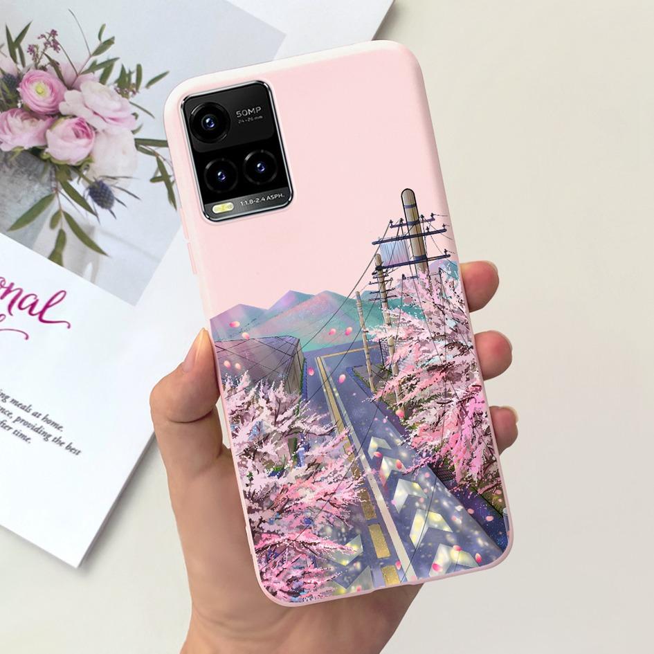 Чехол для Vivo Y21 2021 V2111 Милый Утенок-Астронавт Мягкий Силиконовый Чехол Для Vivo Y21s Y33s 4G Y21t Y33t Y21A V2110 V2135 V2109