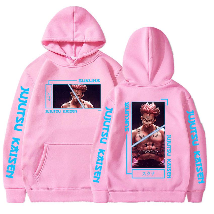 Anime Jujutsu Kaisen Hoodie Funny Ryomen Sukuna Hoodies Vintage Oversized Hooded Long Sleeves Men Women Clothes